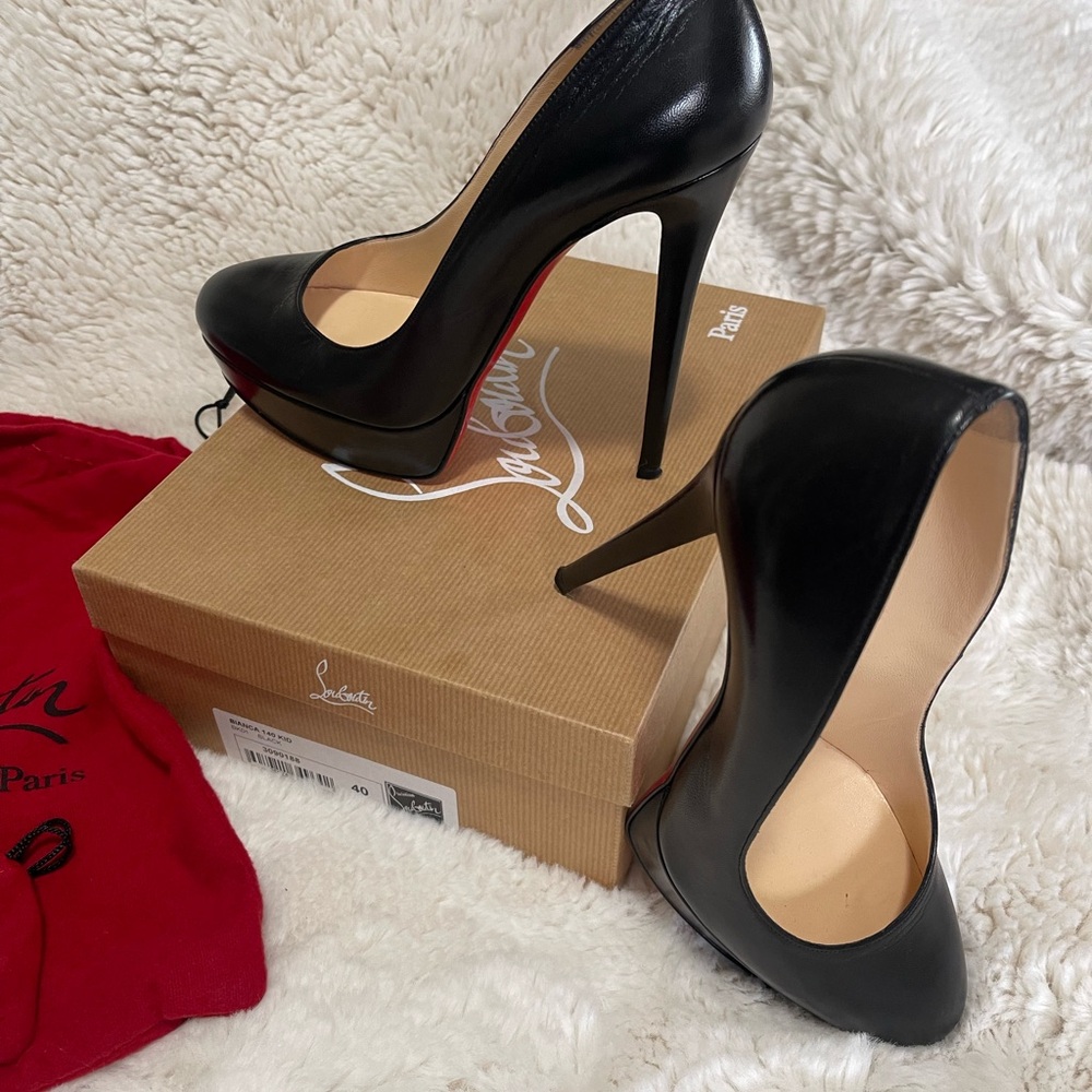 Christian Louboutin Black Stiletto Heels